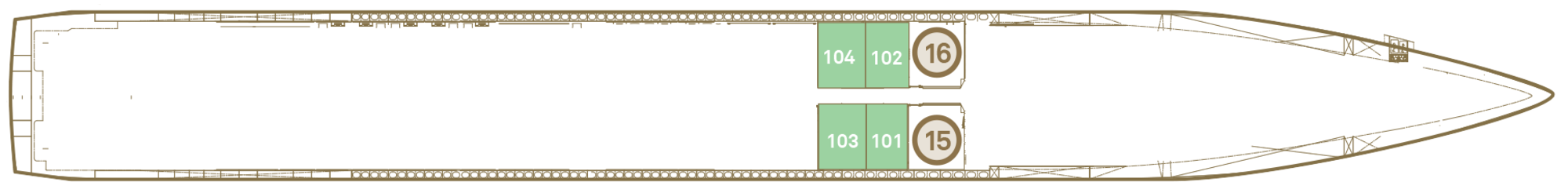 Jewell Deck plan